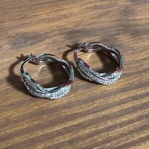 Elegant Silver Hoop Earrings